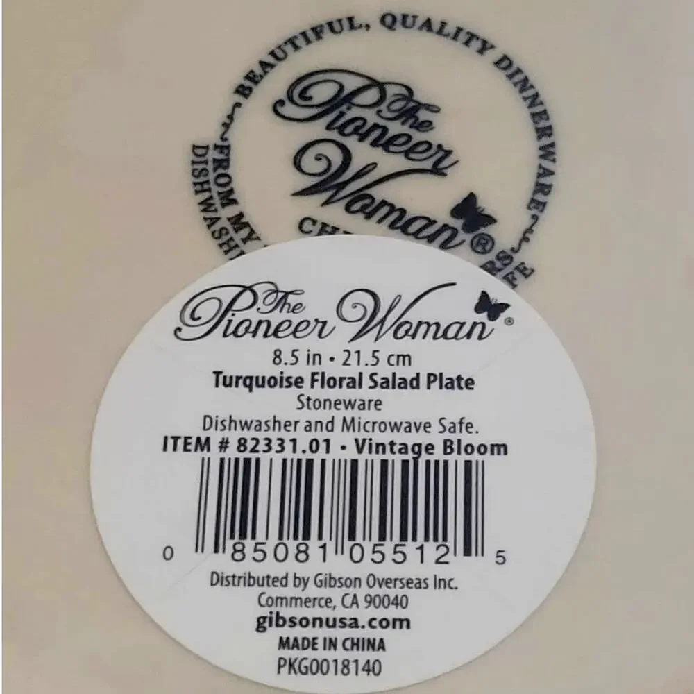 Pioneer Woman Vintage‎ Bloom Salad Plate NWT